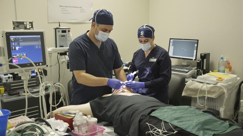 Infiltration de l'épaule et reprise du travail