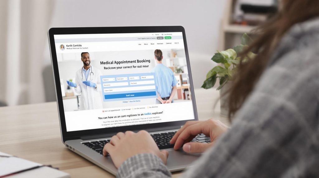 Interface de réservation en ligne sur Keldoc, Prendre rendez-vous rapidement sur Keldoc