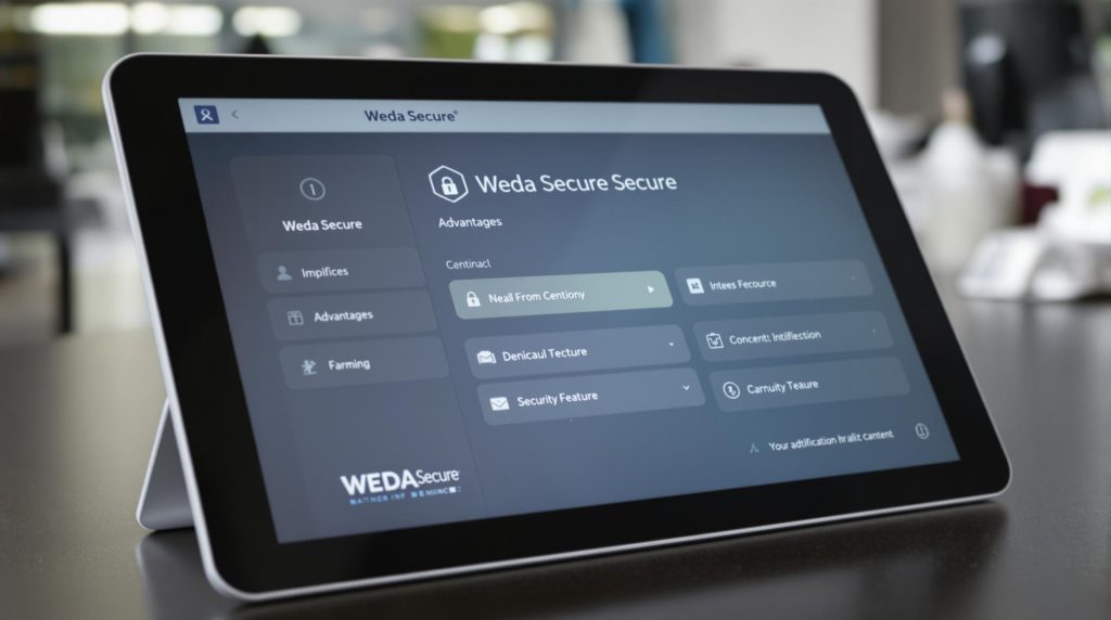 Présentation de Weda Secure pour la gestion des données, Fonctionnalités et sécurité de Weda Secure