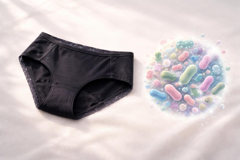 découvrez comment la culotte menstruelle influence l’équilibre de la flore vaginale et son impact sur la santé intime féminine.